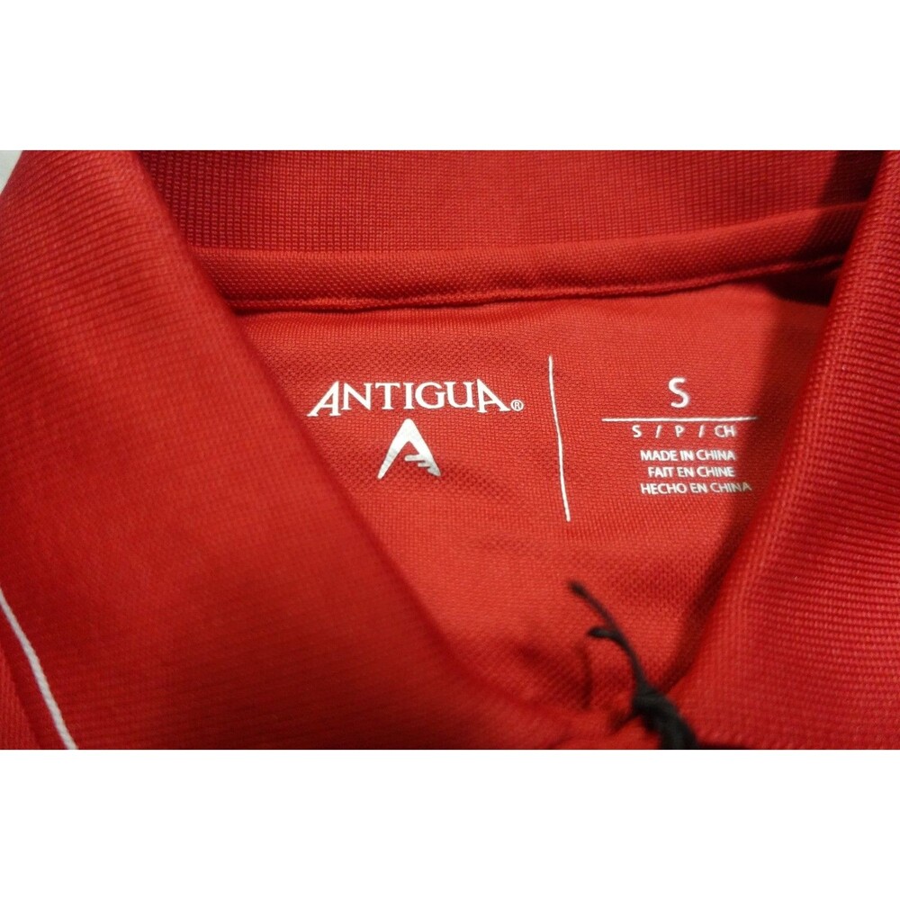 Kansas City Men's Small Antigua Red Chest Logo Polo Shirt NFL Football NWT - Picture 5 of 10
